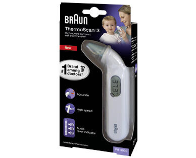 BRAUN 
 THERMOSCAN 3 IRT 3030