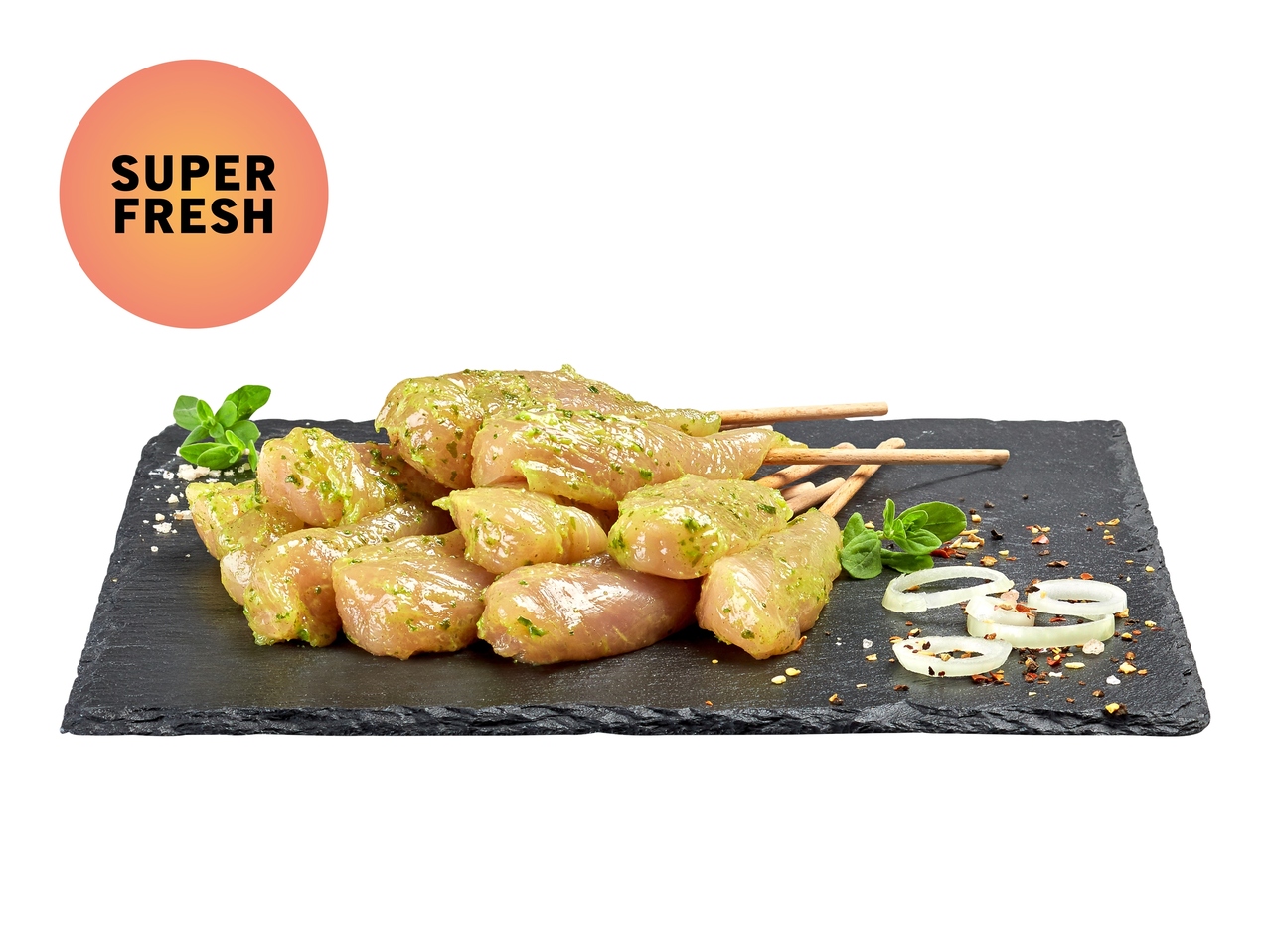 Pouletspiessli mit Bärlauch