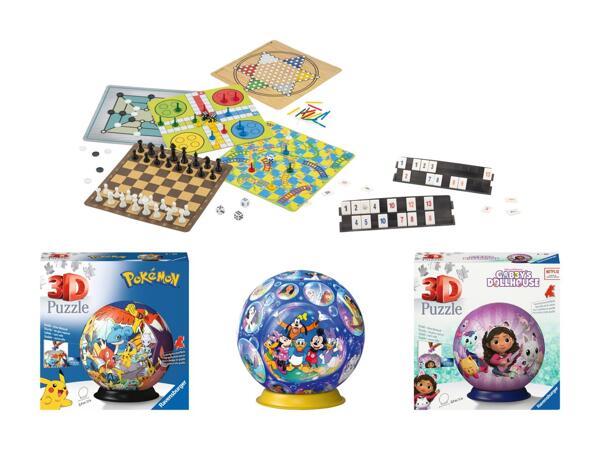 LUPILU(R)/RAVENSBURGER(R) Selskabsspil eller 3D- puslespilsbold