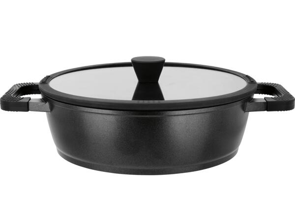 Serveringspanna av gjutet aluminium, ø 28 cm