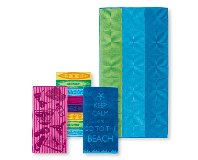 Serviette de plage en velours MY BATH STYLE