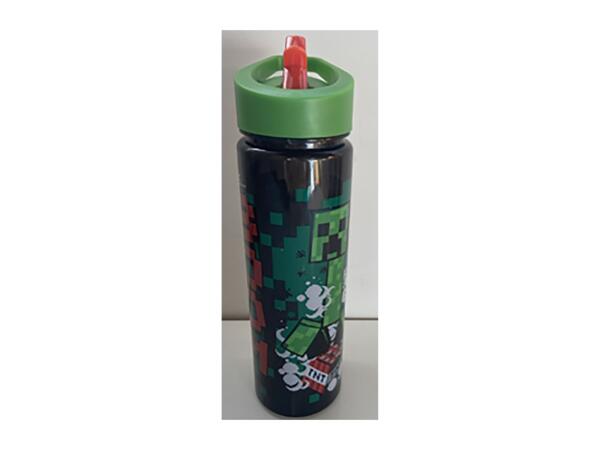 600ml Character Water Bottle - Minecraft