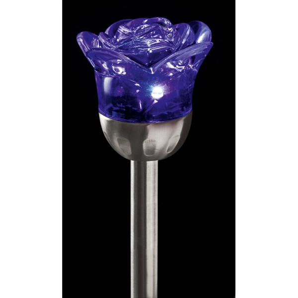 LED-Solar-Gartenstecker "Rose"