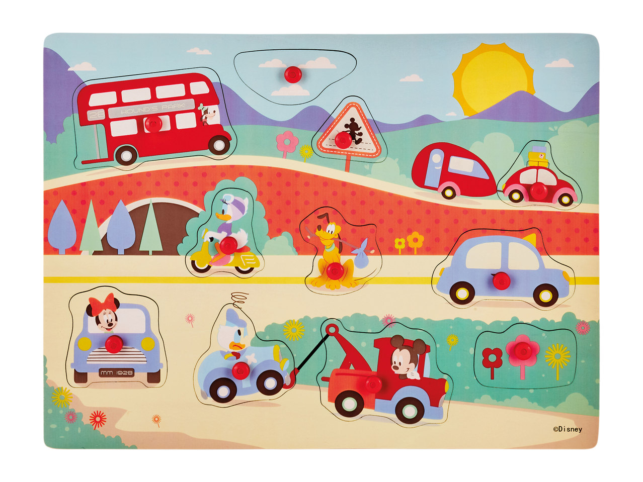 Playtive Junior Wooden Disney Game Assortment1