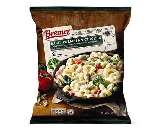 Bremer
Chicken Penne Primavera or Basil Parmesan Chicken