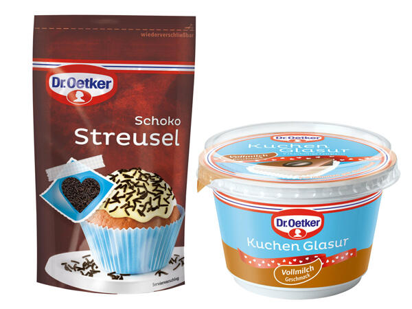 DR. OETKER Glasur oder Streusel