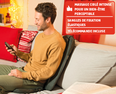 Siège de massage shiatsu SALVA TEC