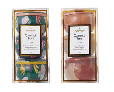 Candle Tins 3 Pack