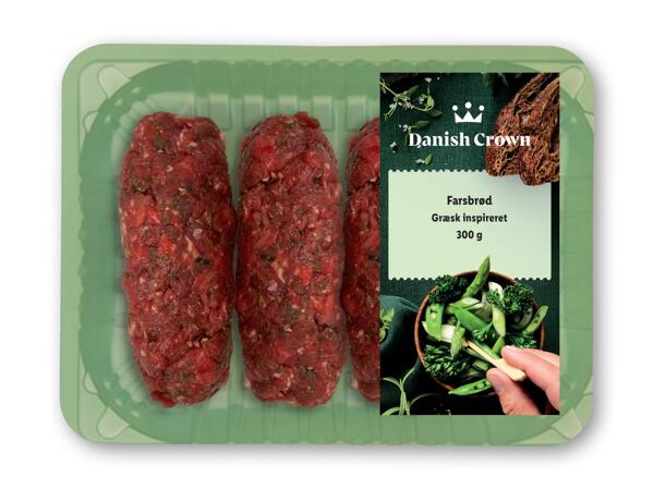 Fersk gyros eller græskinspireret farsbrød