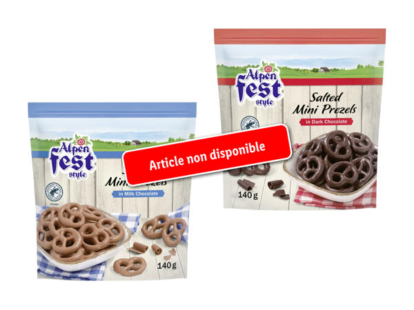 Bretzels salées chocolatées