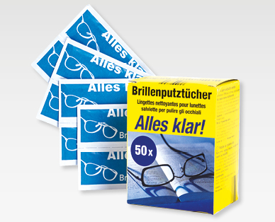 Salviettine per pulire gli occhiali ALLES KLAR!