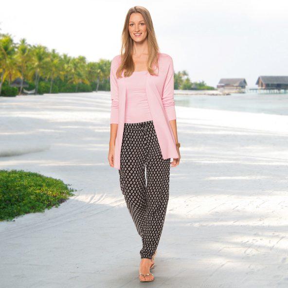 Finstrikket cardigan