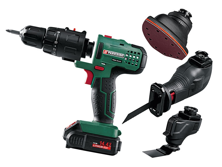 PARKSIDE 14.4V 4-in-1 Cordless Multi-Tool