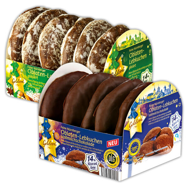 Feine Nürnberger Oblaten-Lebkuchen