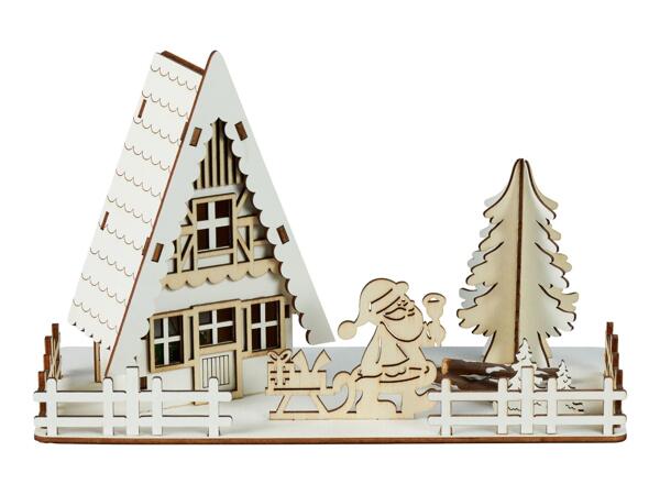 Livarno Home Light-Up Wooden Christmas Scene