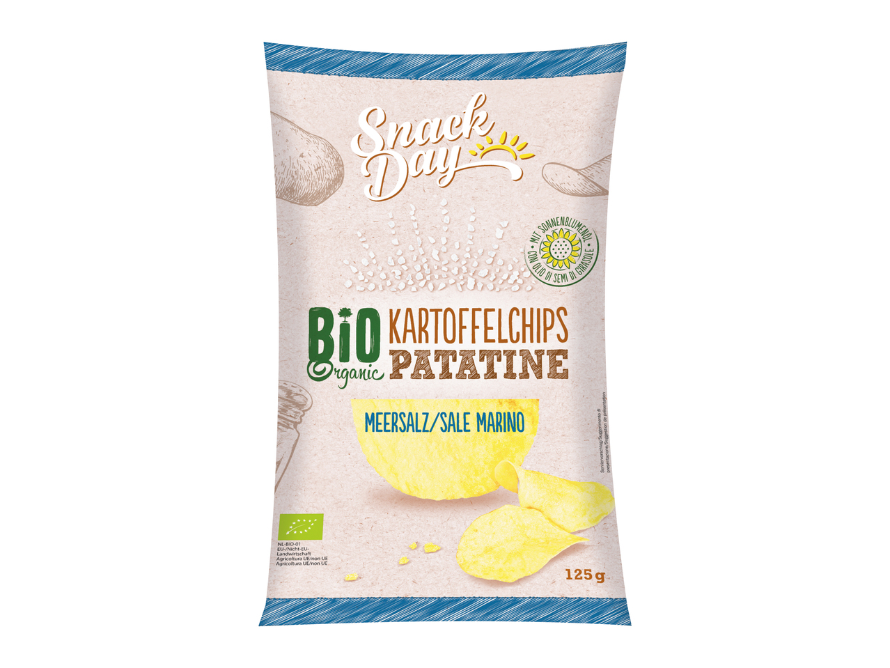 Chips salées bio