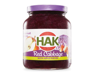 HAK Red Cabbage with Apple 355g or Sauerkraut 340g