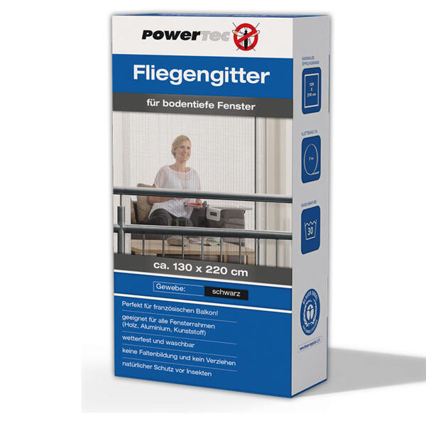 Fliegengitter für bodentiefe Fenster
