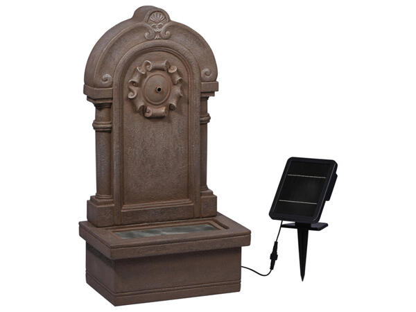 Zahradní fontána s LED osvětlením