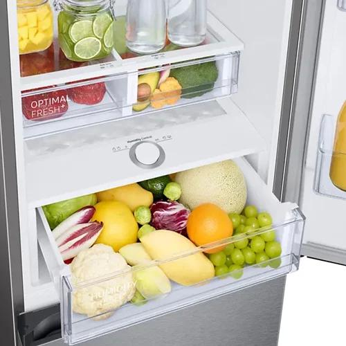 SAMSUNG Réfrigérateur-congélateur RB7300, WiFi, 344 litre, argent