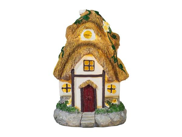 Livarno Home Decorative Solar-Powered Light - Thatched Cottage