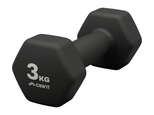 Crivit Dumbbell Set 3 kg/5kg - Set of 2