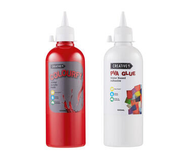 Paint Glue Mix