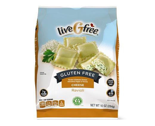 liveGfree 
 Spinach & Cheese or Cheese Ravioli