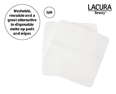Lacura Reusable Facial Skin Shammy 2pk