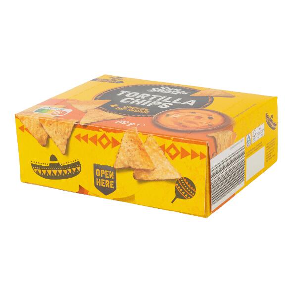 SUN SNACKS(R) 				Chips tortilla avec sauce dip