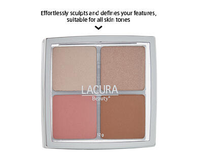 LACURA(R) Beauty Eyebrow Grooming 5pc Kit Beauty Ultra Face Palette 12g