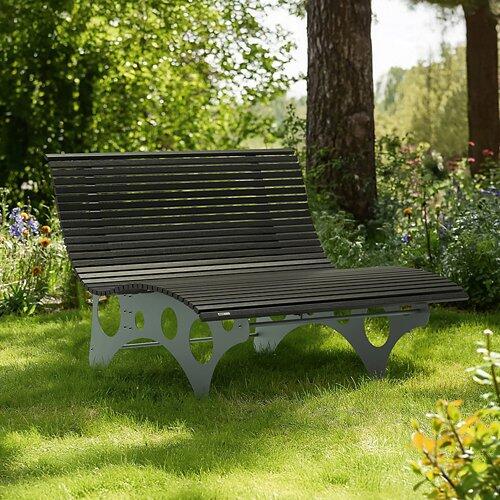 HOME DELUXE Nira Wellenliege - Anthrazit