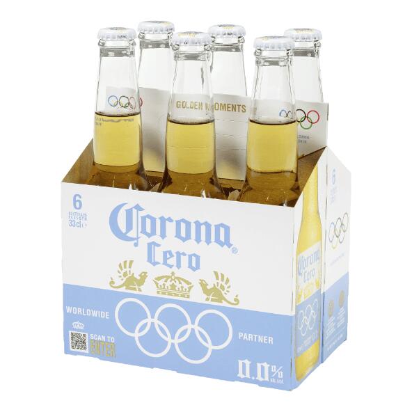 Corona Cero 0,0 %, 6 St.