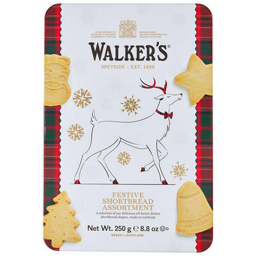 Festive Shortbread Tin 250g