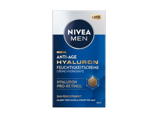 Crème visage Anti-Âge avec acide hyaluronique Nivea Men