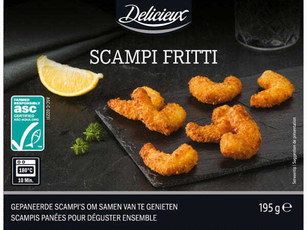 Scampi fritti