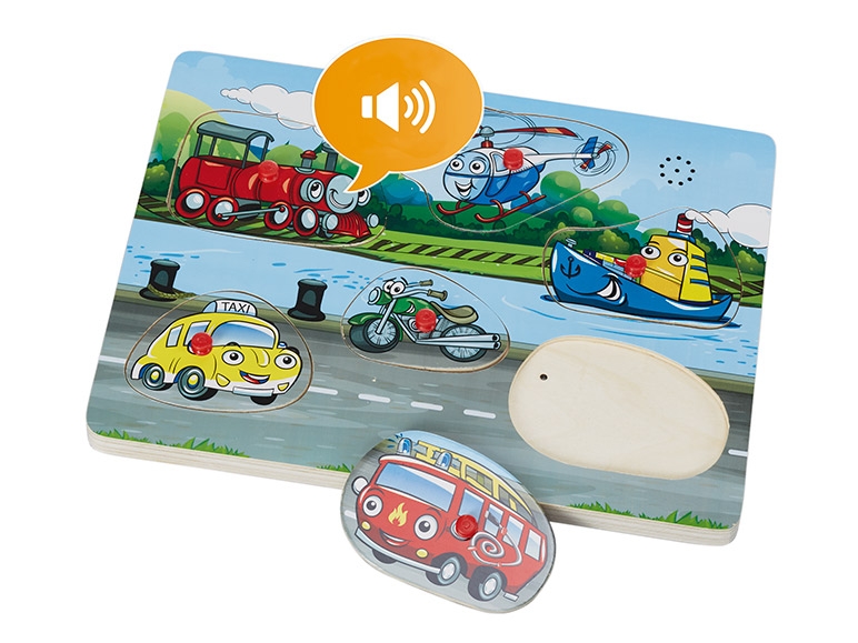 PLAYTIVE JUNIOR Wooden Puzzle with Sound