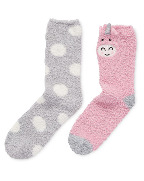 Avenue Soft Lounge Unicorn Socks