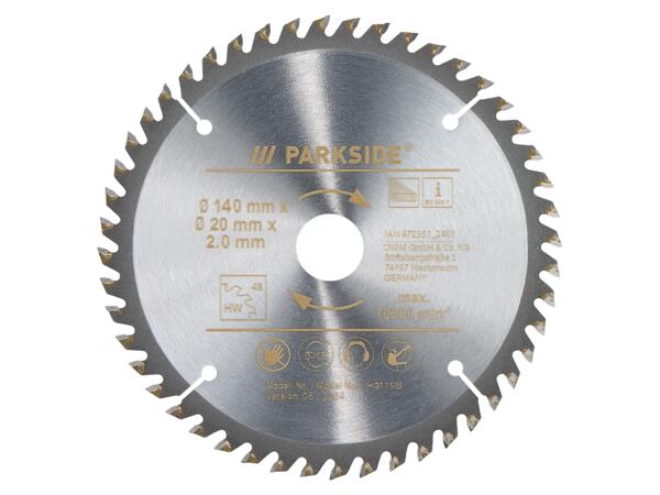 Circular Saw Blade Ø 140mm