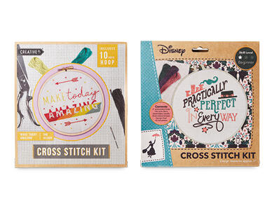 Disney or Slogan Cross-stitch