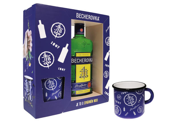 BECHEROVKA DÁRKOVÉ BALENÍ S PLECHÁČKEM