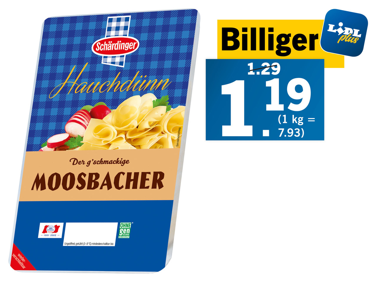 SCHÄRDINGER Käse in Scheiben