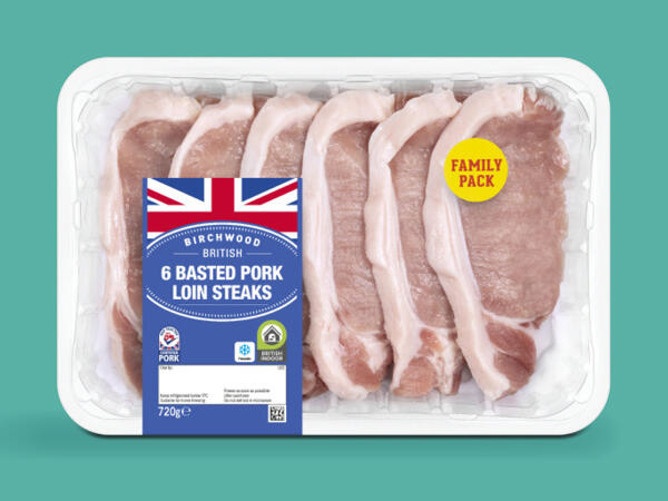 Birchwood 6 Basted Pork Loin Steaks