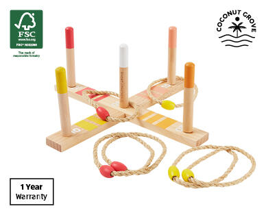 Coconut Grove Small Wooden Lawn Games