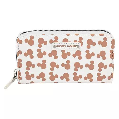 Mickey Character Wallet, Beige