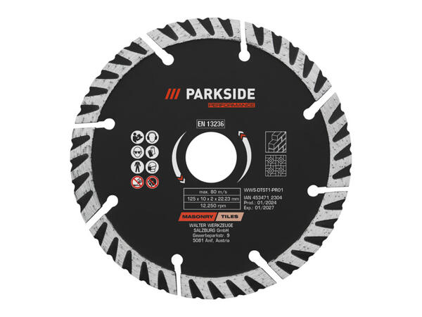 PARKSIDE PERFORMANCE(R) Řezné / Hrubovací kotouče, Ø 125 mm