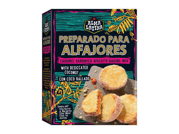 Alma Latina Alfajores Caramel Sandwich Biscuits Baking Mix