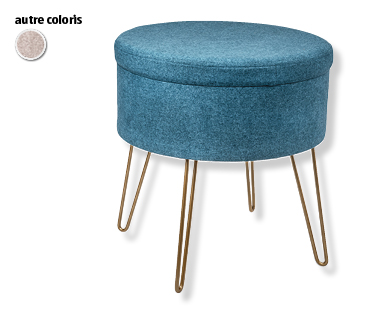 Tabouret avec fonction de rangement