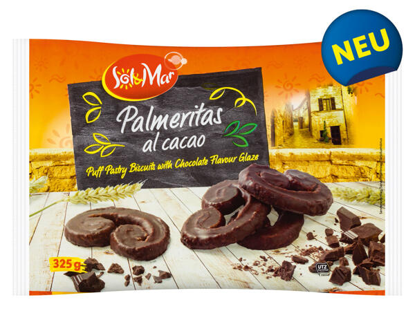 Palmeritas al cacao