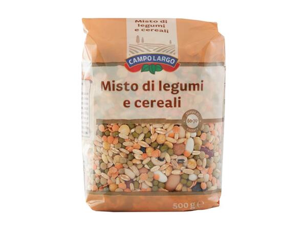 Mix legumes and cereal